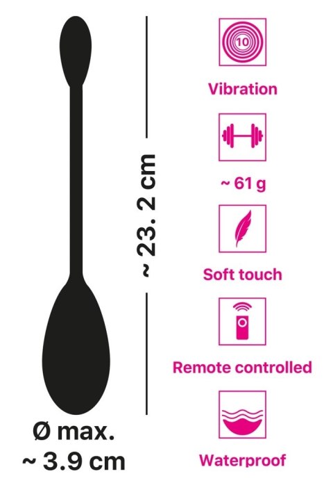 You2Toys Vibro-Egg RC fioletowy pilot 10 trybow silikonowy 61g You2Toys Vibro-Egg RC fioletowy pilot 10 trybow silikonowy 61g