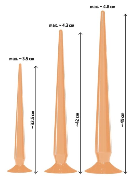 You2Toys Zestaw Elastycznych Długich Plugow Anatomicznych 3 szt. You2Toys Zestaw Elastycznych Długich Plugow Anatomicznych 3 szt.