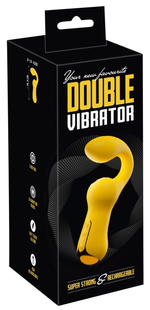 Your New Favorite Dynamiczny Wibrator Podwojny Żołty 18,4 cm USB Your New Favorite Dynamiczny Wibrator Podwojny Żołty 18,4 cm USB