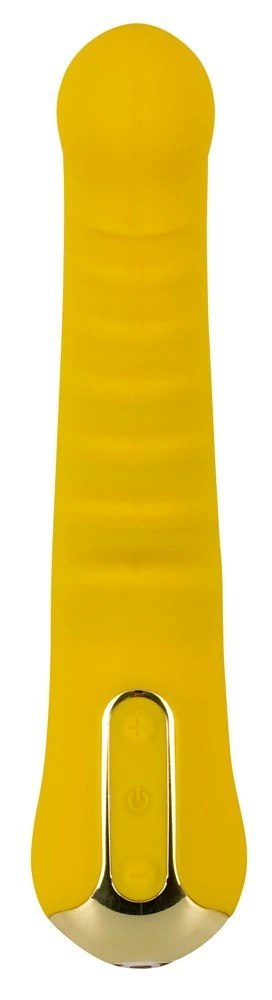 Your New Favorite Dynamiczny masażer G-Spot żołty, 10 trybow, 20 cm Your New Favorite Dynamiczny masażer G-Spot żołty, 10 trybow, 20 cm