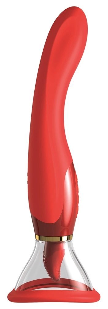 Fantasy For Her 3w1 - Wibrujący model z funkcją ssącą, fioletowy Fantasy For Her 3w1 - Wibrujący model z funkcją ssącą, fioletowy