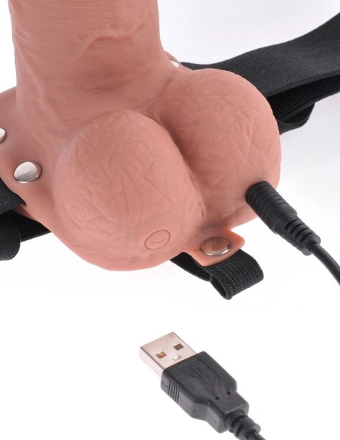Fetish Fantasy Series Model Strap-On z Wibracją 21cm Regulowany Fetish Fantasy Series Model Strap-On z Wibracją 21cm Regulowany