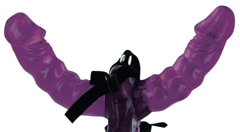 Fetish Fantasy Series Podwojny Pas Intymny Fioletowy 15 cm PVC Fetish Fantasy Series Podwojny Pas Intymny Fioletowy 15 cm PVC