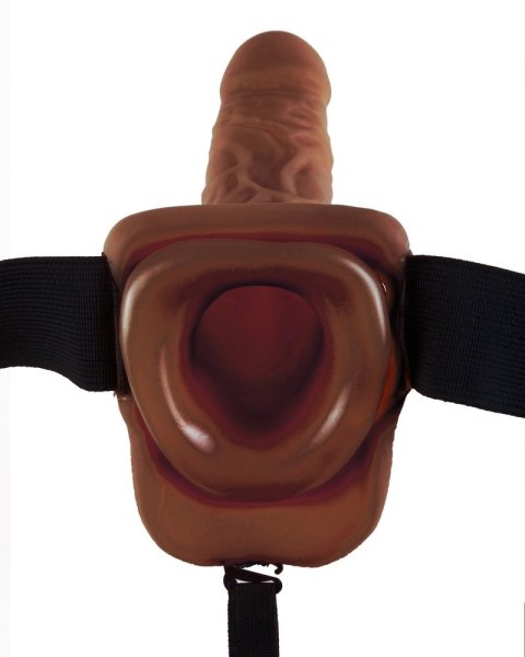 Fetish Fantasy Series Strap-On System ciemny, zakrzywiony, 24 cm Fetish Fantasy Series Strap-On System ciemny, zakrzywiony, 24 cm