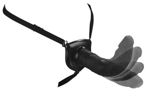 Fetish Fantasy Series Strap-On elastyczny 20 cm czarny regulowany Fetish Fantasy Series Strap-On elastyczny 20 cm czarny regulowany