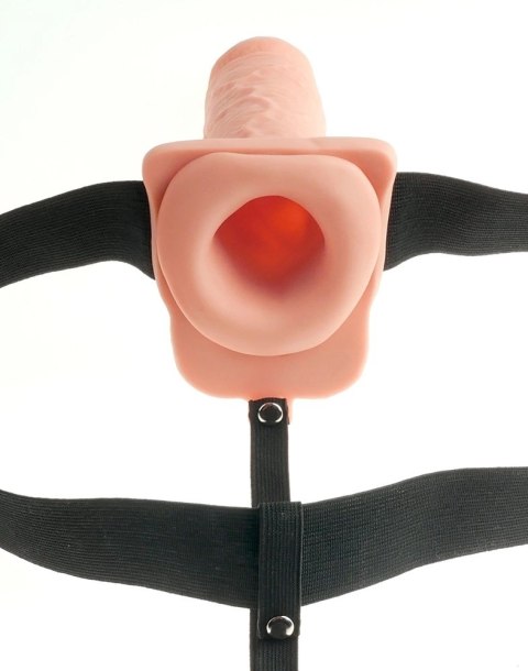 Fetish Fantasy Series Uprząż z Wibratorem Regulowana 19cm Naturalny Fetish Fantasy Series Uprząż z Wibratorem Regulowana 19cm Naturalny