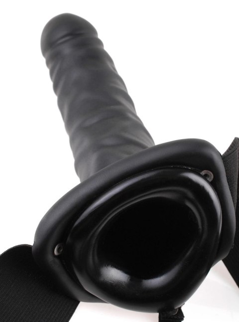 Fetish Fantasy Series Uprząż z anatomiczną nakładką 20 cm czarna Fetish Fantasy Series Uprząż z anatomiczną nakładką 20 cm czarna