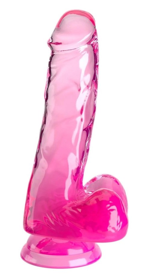 King Cock Clear Model 6" Przyssawka Transparentny-Rożowy 17,8 cm King Cock Clear Model 6" Przyssawka Transparentny-Rożowy 17,8 cm
