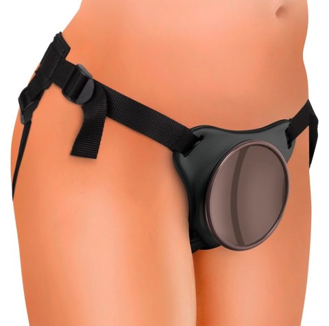 King Cock Elite Body Dock Zestaw silikonowy 20 cm jasny + czarny pierścień King Cock Elite Body Dock Zestaw silikonowy 20 cm jasny + czarny pierścień