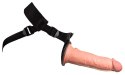 King Cock Elite Body Dock Zestaw silikonowy 20 cm jasny + czarny pierścień
