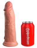 King Cock Elite Model 8" silikonowy, jasny, z przyssawką, 20 cm