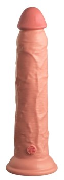 King Cock Elite Model silikonowy z przyssawką 23 cm jasny beżowy