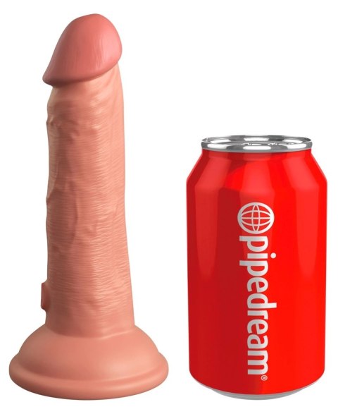 King Cock Elite Silicone 15 cm jasny kolor - model z przyssawką King Cock Elite Silicone 15 cm jasny kolor - model z przyssawką