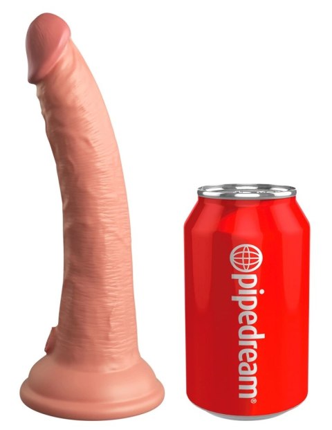 King Cock Elite silikonowy model anatomiczny z przyssawką 18 cm jasny King Cock Elite silikonowy model anatomiczny z przyssawką 18 cm jasny