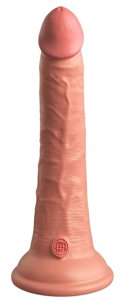 King Cock Elite silikonowy model anatomiczny z przyssawką 18 cm jasny King Cock Elite silikonowy model anatomiczny z przyssawką 18 cm jasny