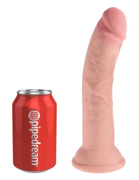 King Cock Plus 20 cm Jasny - Model anatomiczny z przyssawką, TPE King Cock Plus 20 cm Jasny - Model anatomiczny z przyssawką, TPE