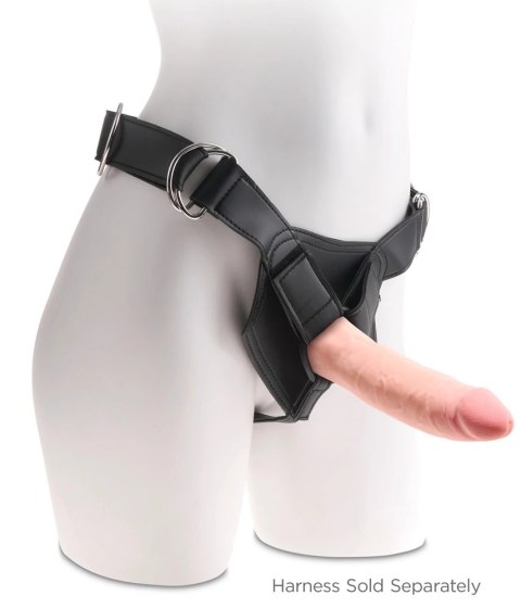 King Cock Plus 20 cm Jasny - Model anatomiczny z przyssawką, TPE King Cock Plus 20 cm Jasny - Model anatomiczny z przyssawką, TPE