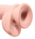 King Cock Plus Model 25 cm Jasny - z Przyssawką i Systemem Strap-On