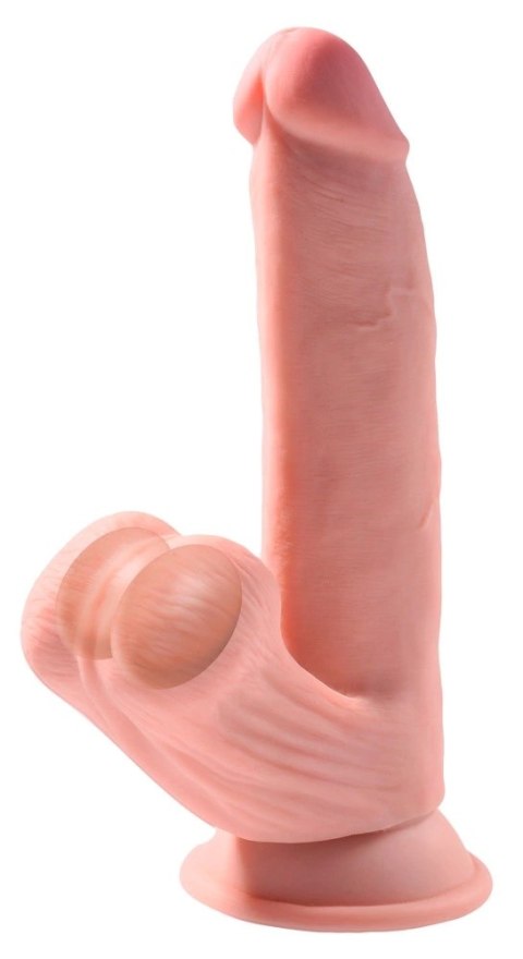 King Cock Plus Triple Density Model z Przyssawką 20 cm Jasny Beż King Cock Plus Triple Density Model z Przyssawką 20 cm Jasny Beż