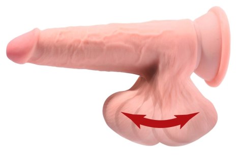 King Cock Plus Triple Density Model z Przyssawką 20 cm Jasny Beż King Cock Plus Triple Density Model z Przyssawką 20 cm Jasny Beż
