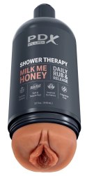 PDX Plug Shower Therapy Milk Me Honey - Intymna Maszyna w Formie Szamponu 20,7 cm