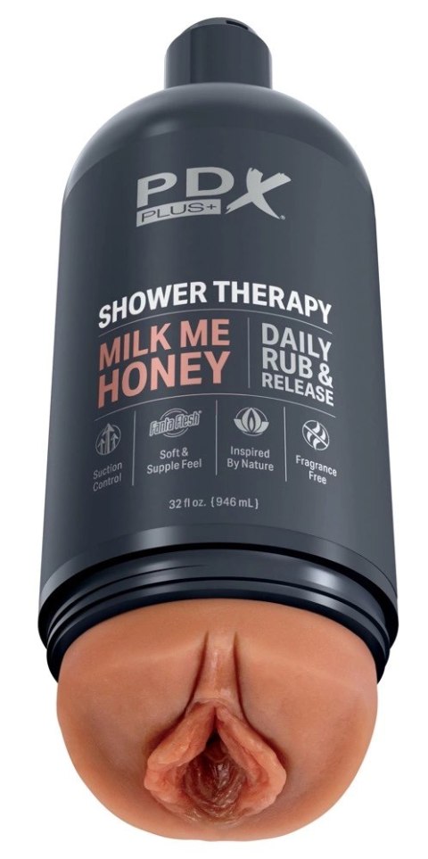 PDX Plug Shower Therapy Milk Me Honey - Intymna Maszyna w Formie Szamponu 20,7 cm PDX Plug Shower Therapy Milk Me Honey - Intymna Maszyna w Formie Szamponu 20,7 cm
