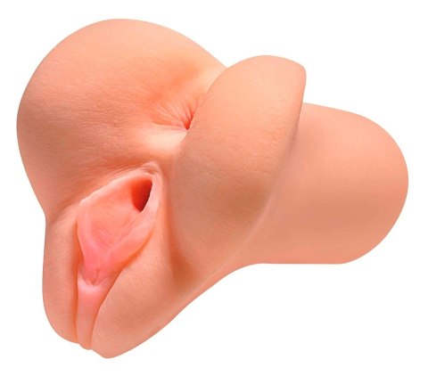 PDX Plus Fanta Flesh - model intymny dwukanałowy cielisty 16,5 cm PDX Plus Fanta Flesh - model intymny dwukanałowy cielisty 16,5 cm