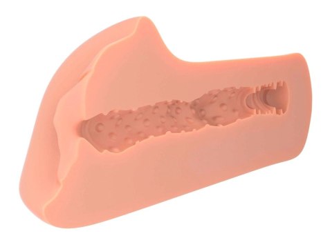 PDX Plus Intymna Maszyna Cielista Fanta Flesh z Tunelową Teksturą 14,2 cm PDX Plus Intymna Maszyna Cielista Fanta Flesh z Tunelową Teksturą 14,2 cm