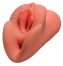 PDX Plus Model Intymny Fanta Flesh Karmelowy 2 Tunele 14,2 cm