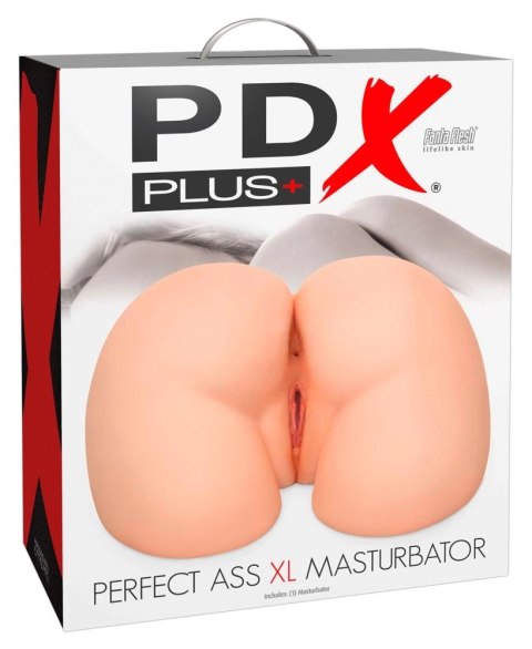 PDX Plus Perfect Ass XL - anatomiczny tors z elastycznego TPE, 5,7 kg PDX Plus Perfect Ass XL - anatomiczny tors z elastycznego TPE, 5,7 kg