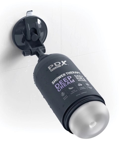 PDX Plus Shower Therapy Deep Cream - dyskretny model intymny szampon 20,7 cm PDX Plus Shower Therapy Deep Cream - dyskretny model intymny szampon 20,7 cm