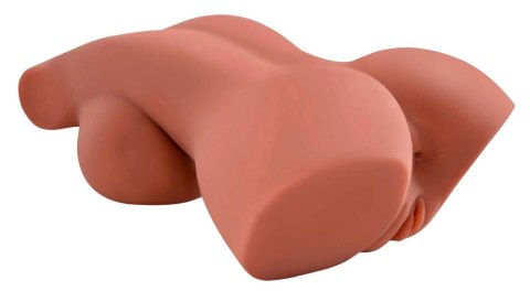 PDX Plus Tors Karmelowy - Model Intymny Dwukanałowy 44,5 cm PDX Plus Tors Karmelowy - Model Intymny Dwukanałowy 44,5 cm