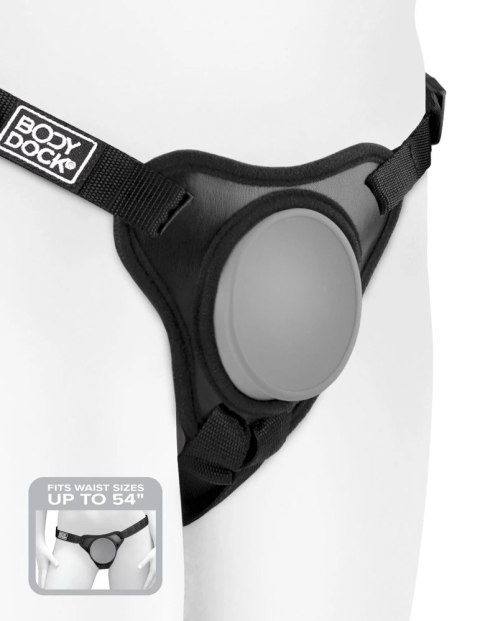 Pipedream Body Dock Elite Mini - Uprząż z regulacją, płyta dokująca 6,6 cm Pipedream Body Dock Elite Mini - Uprząż z regulacją, płyta dokująca 6,6 cm