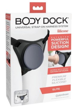 Pipedream Body Dock Elite regulowana uprząż z silikonową płytą 8,6 cm