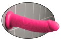 Pipedream Dillio Naturalny model rożowy 21,6 cm z podstawą