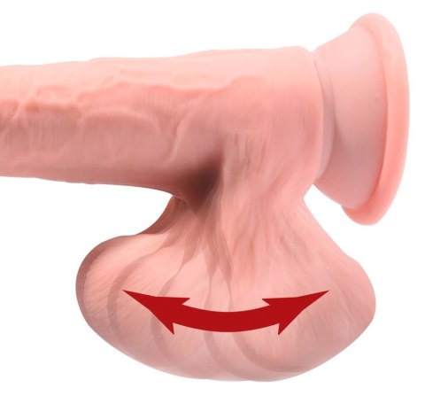 Pipedream King Cock Plus 22,9 cm Jasny - model z przyssawką i kulkami Pipedream King Cock Plus 22,9 cm Jasny - model z przyssawką i kulkami