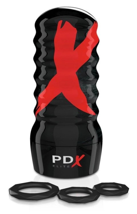 Pipedream PDX Elite Air-Tight Oral Model 17,5 cm - system ustny, TPR Pipedream PDX Elite Air-Tight Oral Model 17,5 cm - system ustny, TPR
