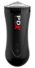 Pipedream PDX Elite Push System Ustny - automatyczna maszyna intymna, 21 cm