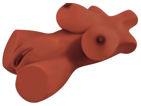 Pipedream PDX Plus Tors Ciało Intymne 2 Kanały Ciemny Brąz 44,5 cm Pipedream PDX Plus Tors Ciało Intymne 2 Kanały Ciemny Brąz 44,5 cm