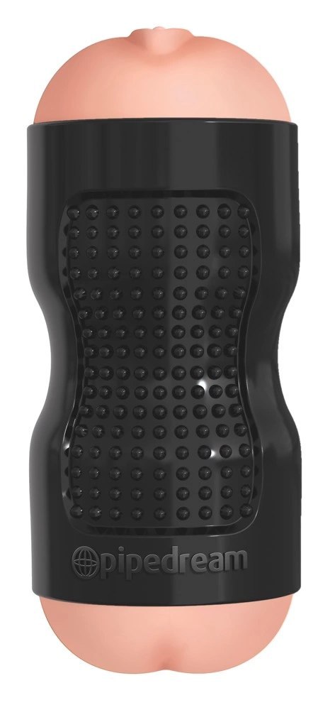 Pipedream PET Czarna maszyna intymna 2-w-1 dwukanałowa TPR 15,2 cm Pipedream PET Czarna maszyna intymna 2-w-1 dwukanałowa TPR 15,2 cm