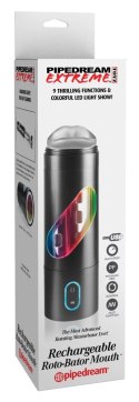 Pipedream PET Czarna maszyna intymna 9 trybow wibracji USB 24,1 cm