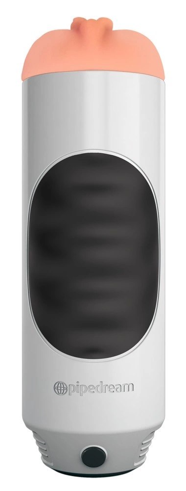Pipedream PET Podwojna maszyna intymna wibrująca, biała, 23,7 cm Pipedream PET Podwojna maszyna intymna wibrująca, biała, 23,7 cm