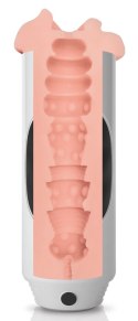 Pipedream PET Podwojna maszyna intymna wibrująca, biała, 23,7 cm