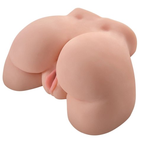 Pipedream PET Tors anatomiczny z wibracją, dwa kanały, cielisty 20x28 cm Pipedream PET Tors anatomiczny z wibracją, dwa kanały, cielisty 20x28 cm