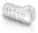 Pipedream PET Transparent - Intymny rękaw z anatomicznym otworem, 14,8 cm