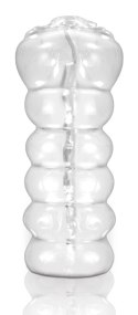 Pipedream PET Transparent - Intymny rękaw z anatomicznym otworem, 14,8 cm