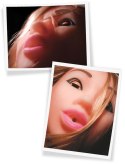 Pipedream PET model głowy z systemem ust, długie włosy, przyssawka