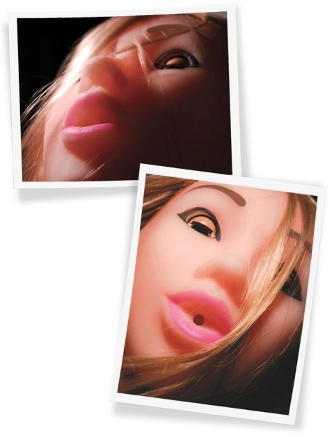 Pipedream PET model głowy z systemem ust, długie włosy, przyssawka Pipedream PET model głowy z systemem ust, długie włosy, przyssawka