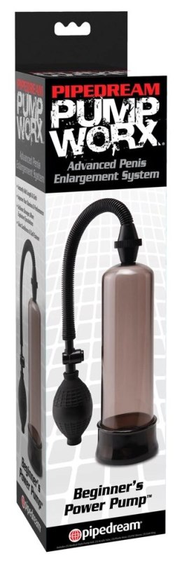 Pipedream Pump Worx Black Beginner - system prożniowy 19 cm O5 cm