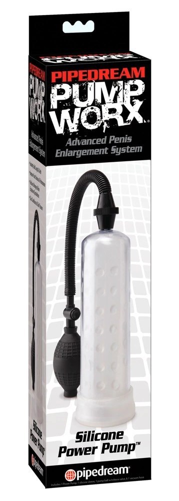Pipedream Pump Worx Model Przezroczysty z Kulową Pompką i Zaworem 19,5 cm Pipedream Pump Worx Model Przezroczysty z Kulową Pompką i Zaworem 19,5 cm